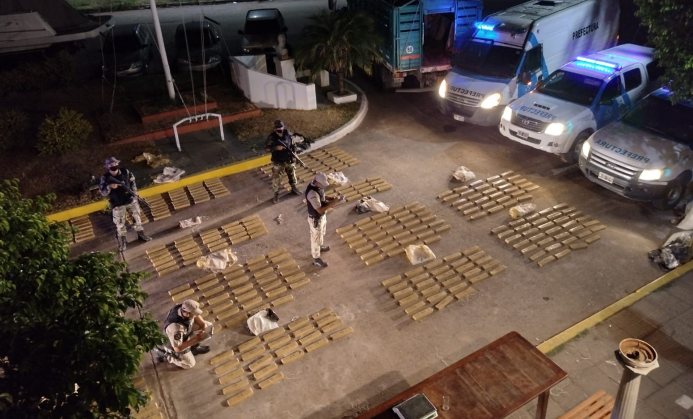 Margarita Belén: transportaban 656 kilos de marihuana, valuada en más de 71 millones de pesos
