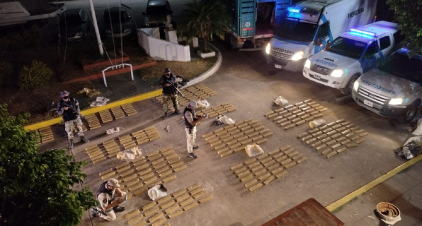 Margarita Belén: transportaban 656 kilos de marihuana, valuada en más de 71 millones de pesos