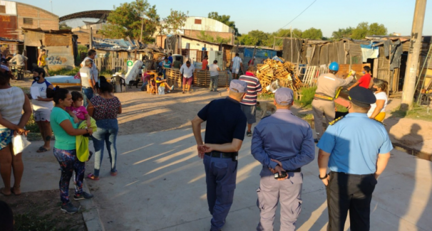 Amplio operativo para reubicar a 60 familias del barrio Chililí