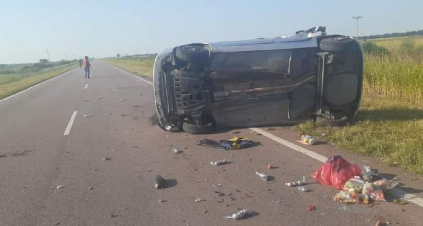 Otra tragedia en ruta chaqueña: volcó un auto y murieron dos adolescentes de 14 y 18 años