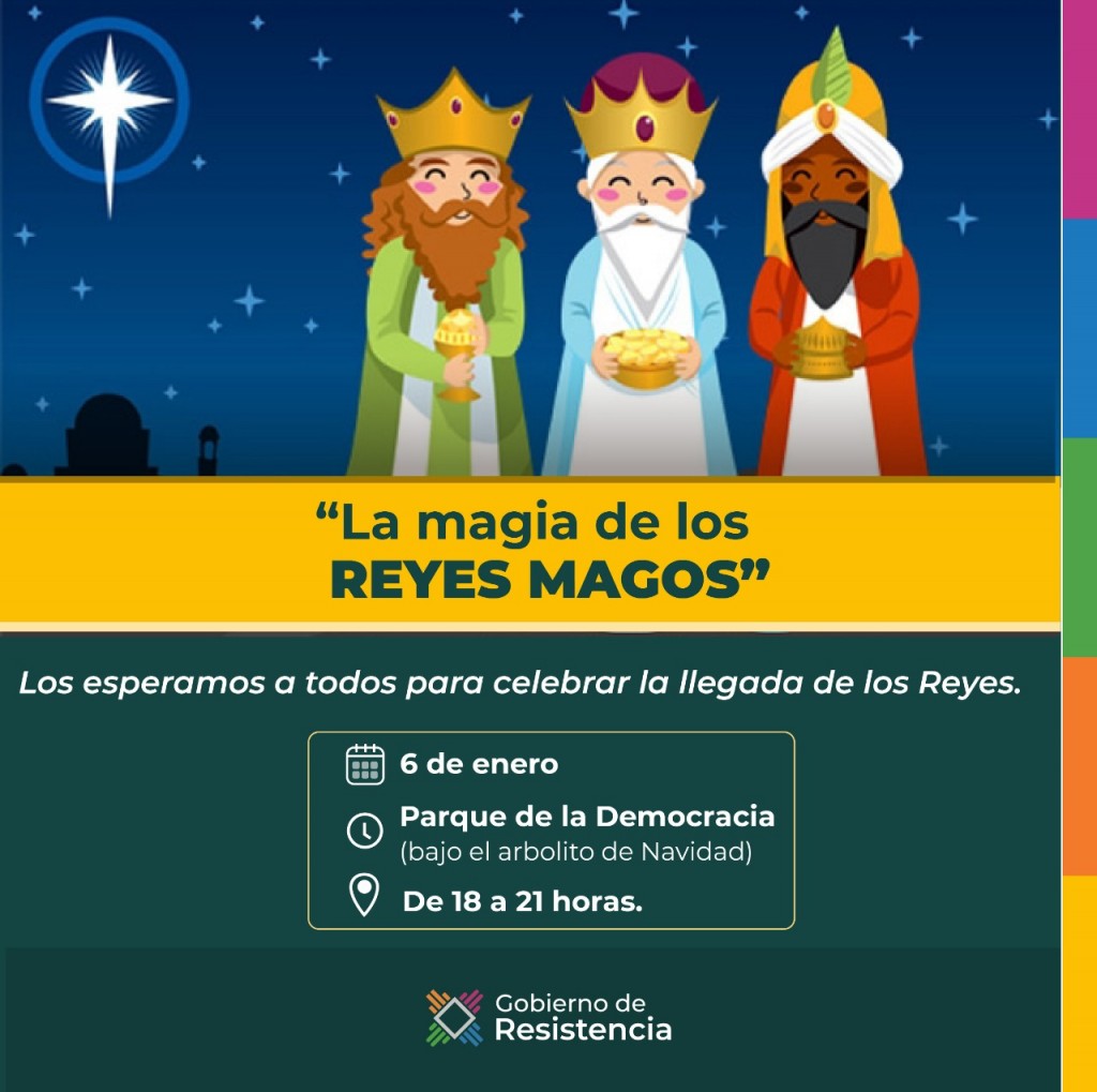 El municipio junto a Hoteleros y Gastronómicos invitan a vivir la magia de los Reyes Magos en el Parque de la Democracia