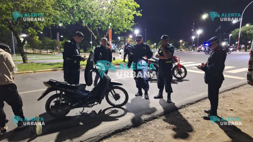 Intensos operativos de tránsito en Resistencia: 89 actas y 29 vehículos retenidos