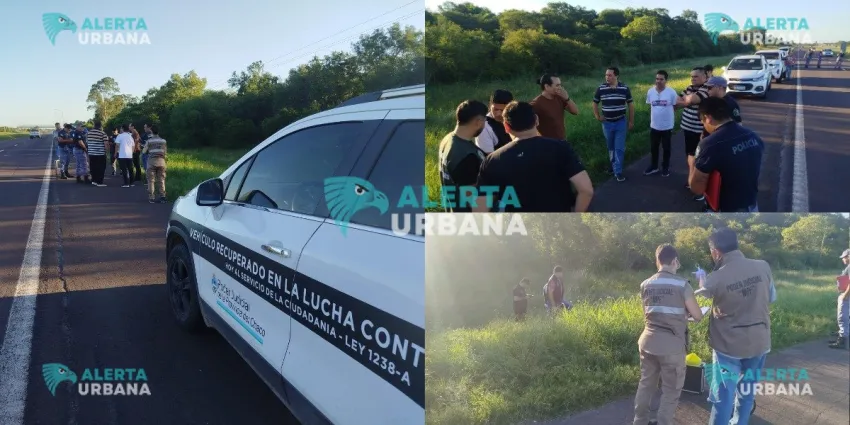 Macabro hallazgo en Ruta 16: ciclistas descubren un cadáver en avanzado estado de descomposición