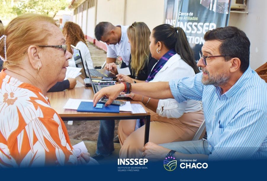 Operativo del Insssep en Pampa Almirón