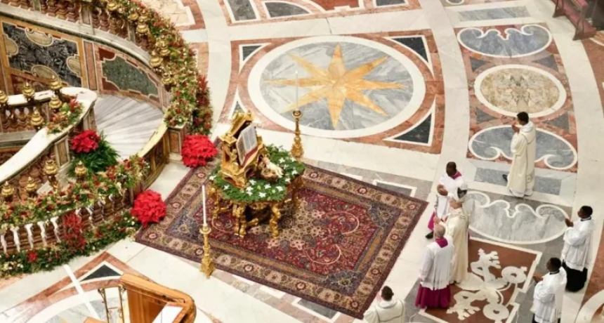 El Papa inició el año rogando por la paz mundial