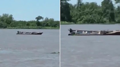 Santa Fe: encontraron a dos hombres fusilados en una lancha que navegaba a la deriva en el Río Coronda