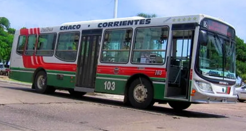 El servicio de colectivos Chaco-Corrientes funciona con normalidad