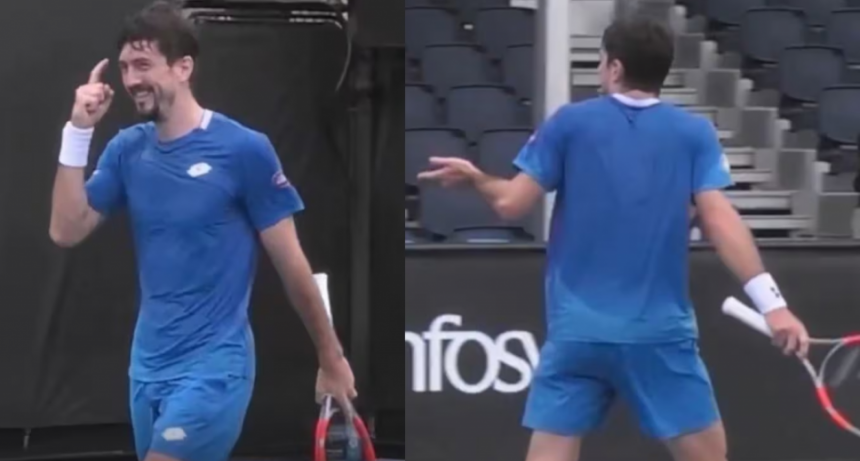 Papel&oacute;n viral en el Abierto de Australia: un tenista celebr&oacute; el triunfo antes de tiempo y termin&oacute; eliminado