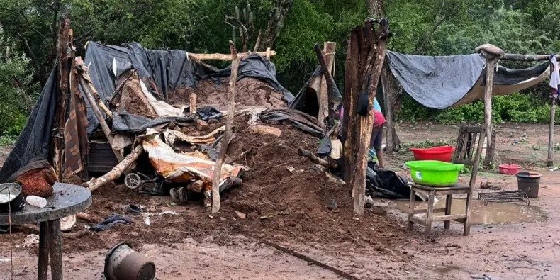   Comandancia Fr&iacute;as: una joven muri&oacute; al derrumbarse su rancho