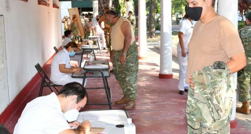 COVID-19| Comenz&oacute; la vacunaci&oacute;n en la posta de la base de apoyo log&iacute;stico del Ej&eacute;rcito Argentino 