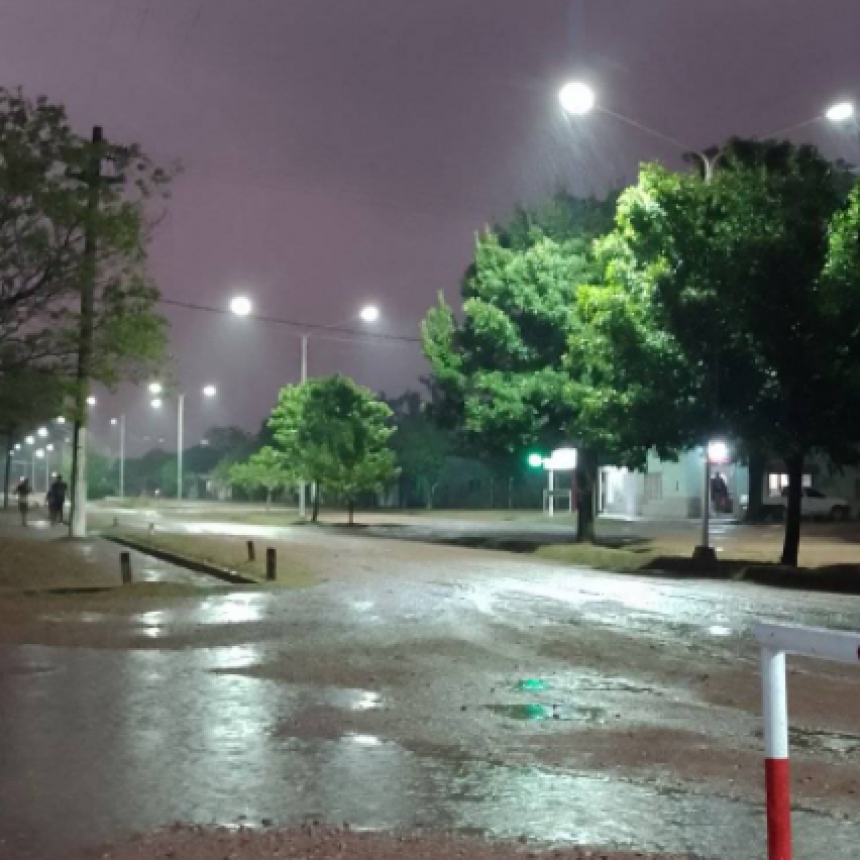 La lluvia superó los 12 mm en Resistencia y 45 mm en algunas zonas del interior