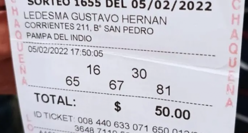Empleado de comercio de Pampa del indio se llevó más de 16 millones de pesos con La Poceada