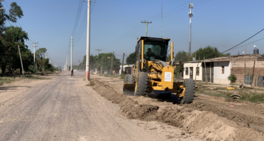 El Municipio de Resistencia pone en condiciones la avenida Urquiza