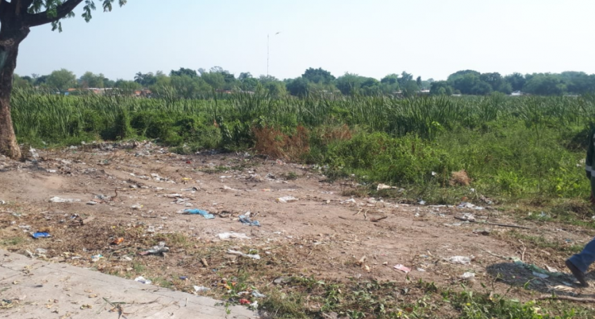 Erradican un minibasural en el barrio Lotería Chaqueña y recuerdan cuidar los espacios públicos