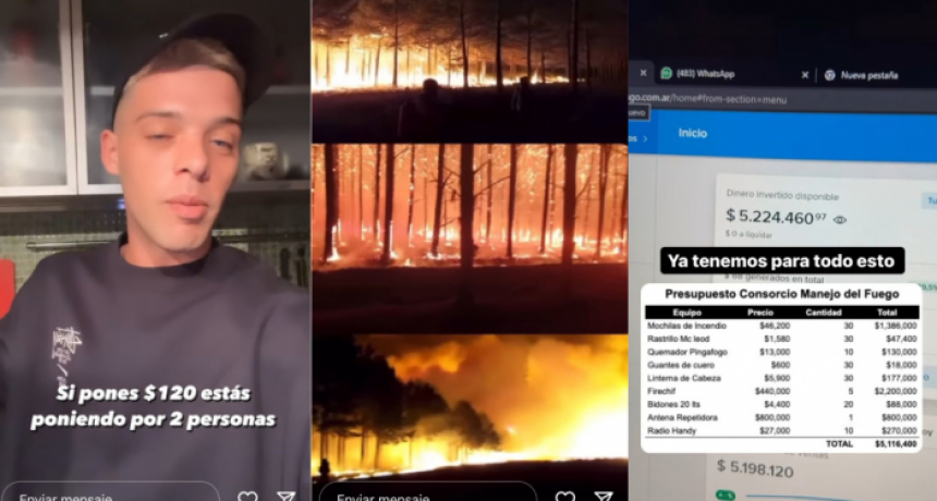 Otra gran campaña de Santi Maratea: en una noche juntó casi 7 millones de pesos para ayudar a Corrientes