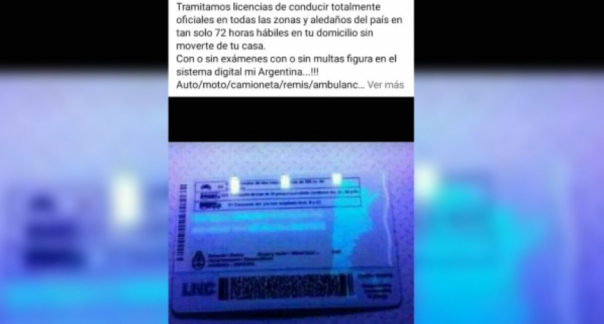 Alertan sobre una nueva estafa: ofrecen tramitar la licencia de conducir sin ningún requisito
