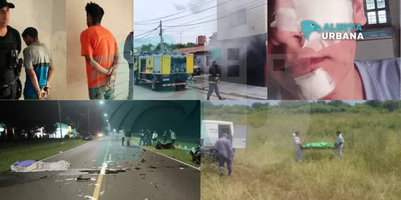 La tragedia de La Leonesa, un intento de homicidio, robos, incendios y procedimientos policiales, el saldo del fin de semana en el Chaco