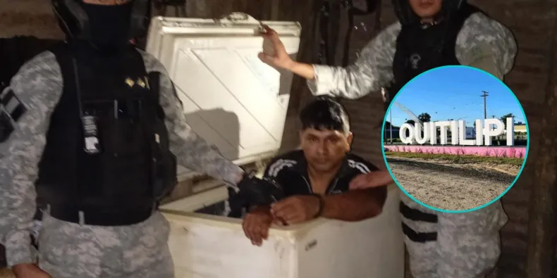 Insólito caso en Quitilipi: Se escondió dentro de un freezer para evadir a la Policía 