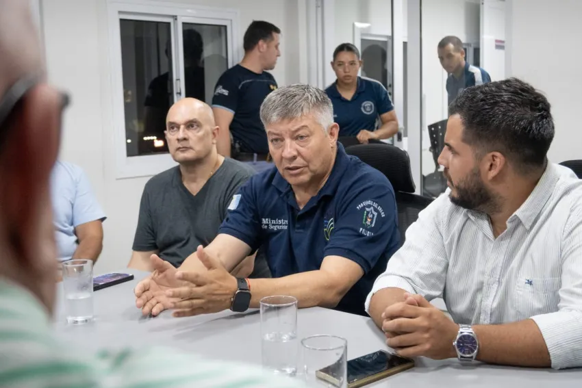 Matkovich recibió a comerciantes para reforzar la prevención del delito