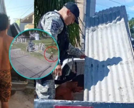 Las cámaras lo delataron: cayó tras robar chapas en pleno centro