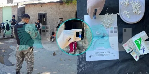 Detienen a un joven con 101 dosis de cocaína en plena vía pública