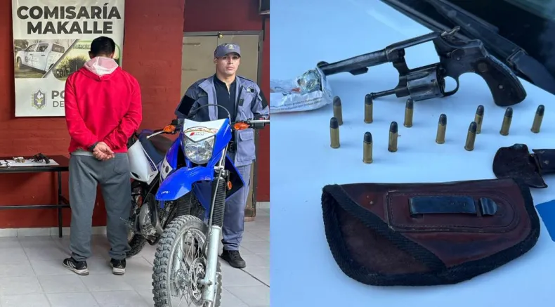 Detienen a un hombre armado en un control vehicular en Makallé 