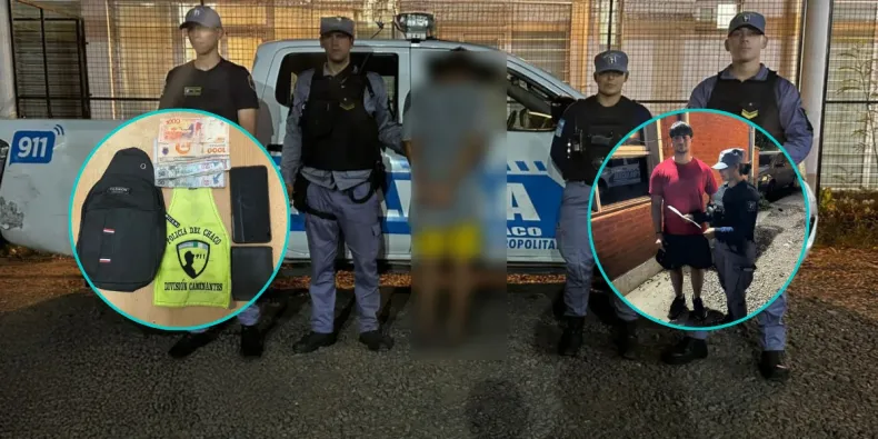 Un aprehendido por robo motochorro a un adolescente en pleno centro de Resistencia