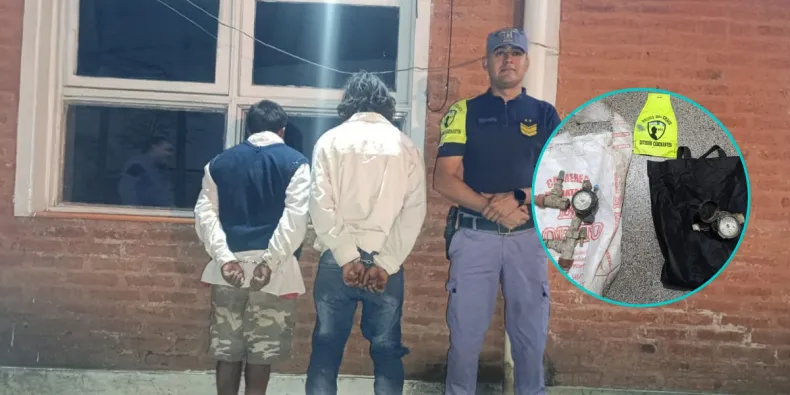 Demoraron en el macrocentro de Resistencia a dos hombres con medidores de agua y llaves maestras 