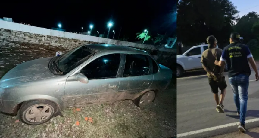Detuvieron en Sáenz Peña al presunto autor del robo de un auto a una pareja mayor
