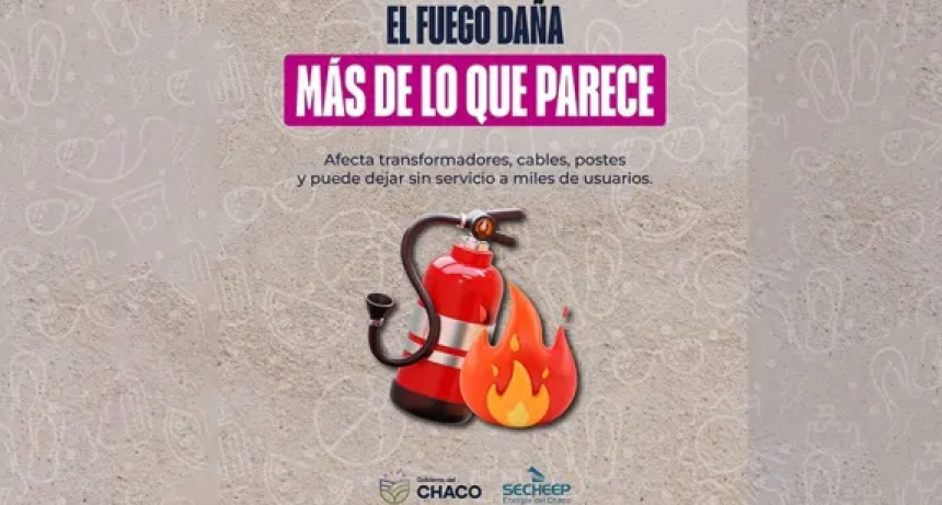 SECHEEP reitera recomendaciones para prevenir incendios y proteger la red eléctrica