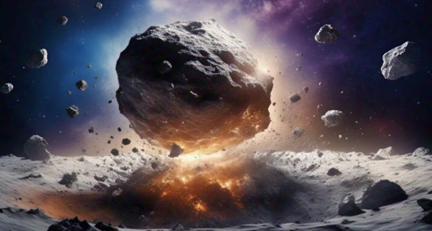 Un asteroide podría chocar con la Luna y generar una explosión visible desde la Tierra
