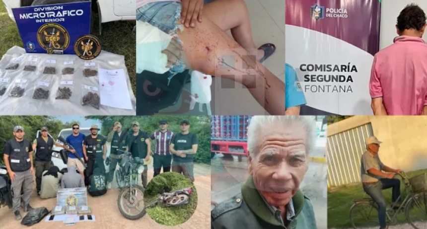 Violencia, operativos narco y la búsqueda de Bernabé marcaron el fin de semana en el Chaco
