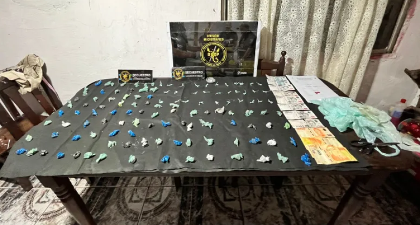 Descubren búnker narco en Villa Seitor: una detenida, droga y dinero en efectivo