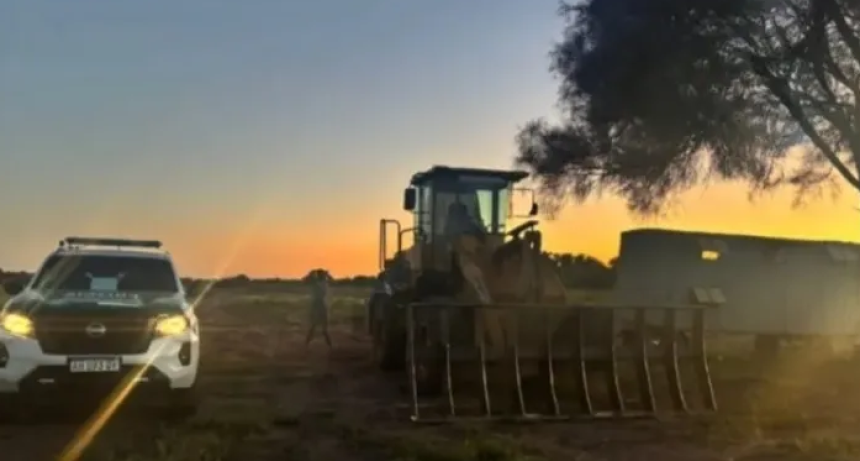 Detectan otro presunto desmonte ilegal cerca de Santa Sylvina y notifican al propietario