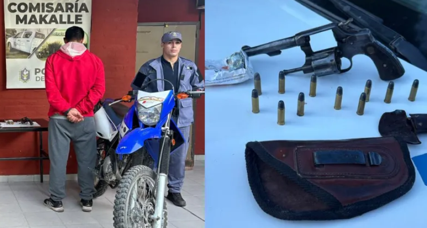 Detienen a un hombre armado en un control vehicular en Makallé 