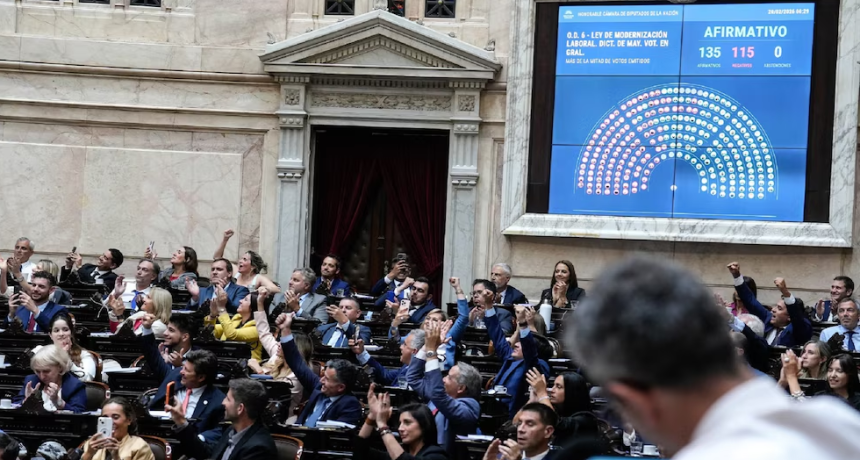 Se aprobó la reforma laboral en Diputados pero sin el artículo 44