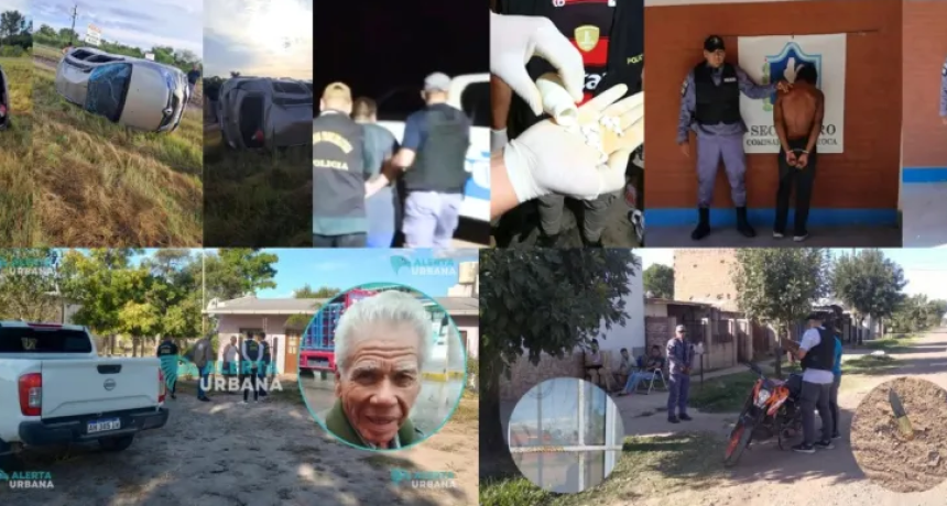 Violencia, tragedia y narcotráfico: el balance de los policiales del fin de semana en el Chaco