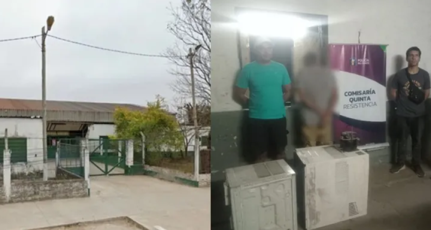 Recuperan en Villa Libertad dos aires robados de una escuela del G&uuml;iraldes y hay un detenido