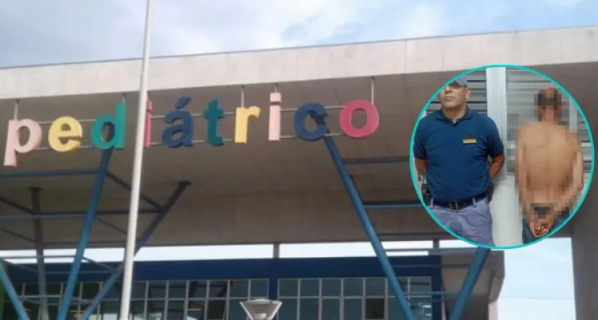 Hospital Pedi&aacute;trico: Aprovech&oacute; que una mujer dorm&iacute;a y le rob&oacute; el tel&eacute;fono pero termin&oacute; detenido