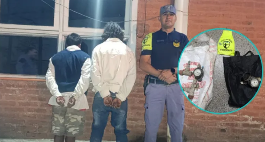 Demoraron en el macrocentro de Resistencia a dos hombres con medidores de agua y llaves maestras 