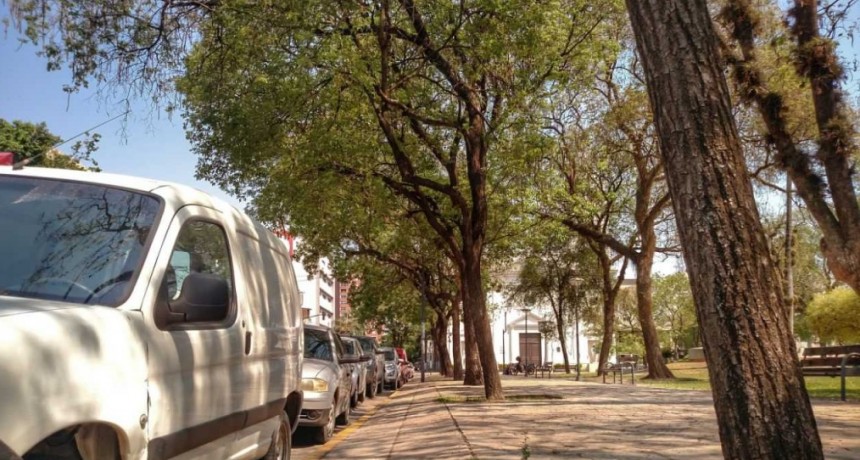 Desde hoy ya no se puede estacionar alrededor de la plaza 25 de Mayo