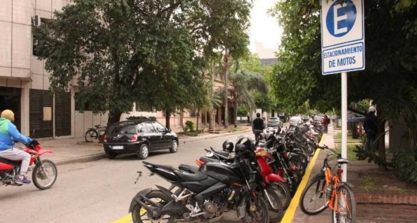 Cu&aacute;les son los lugares habilitados para estacionar motos en el Microcentro