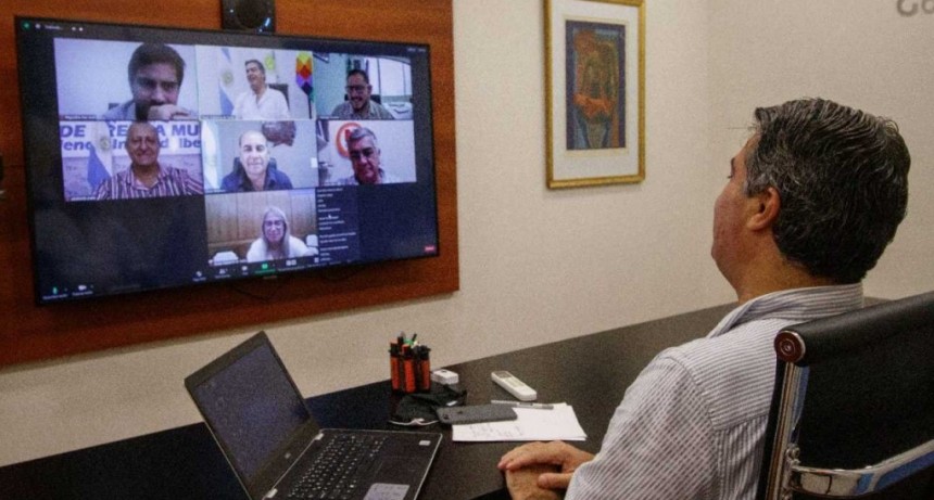 Capitanich e intendentes del sudoeste coordinaron acciones para frenar el aumento de casos de COVID