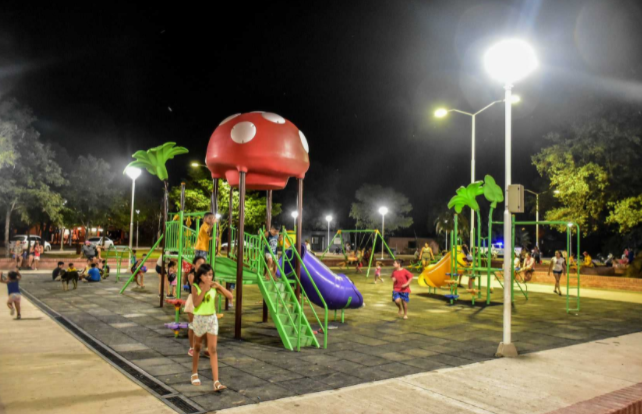 Fontana: homenaje e inauguración de nuevas instalaciones en la Plaza Tamborcito de Tacuarí