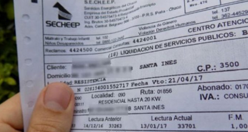 Tarifas eléctricas: Chaco en el listado de las más económicas del país