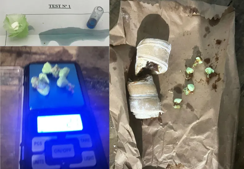 Ocult&oacute; coca&iacute;na en facturas para un detenido en la S&eacute;ptima y fue aprehendido