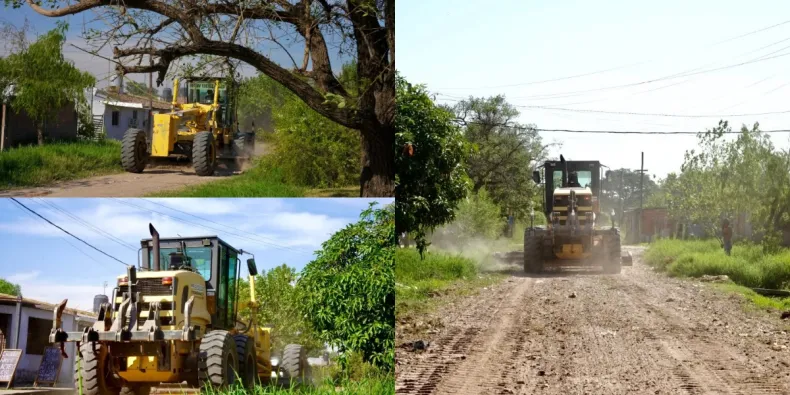El municipio de Barranqueras complet&oacute; perfilado de calles en el barrio Los Milagros