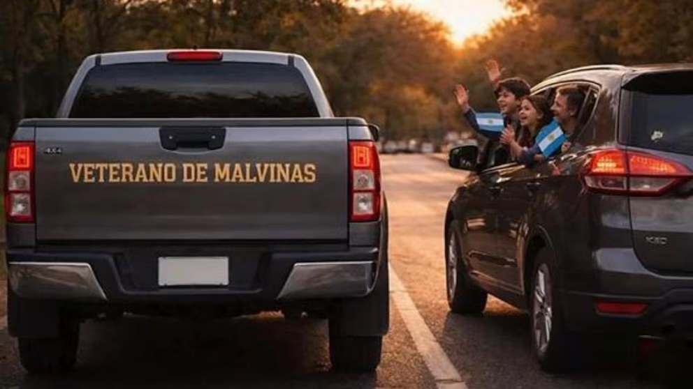 C&oacute;mo es la iniciativa de las calcoman&iacute;as &ldquo;Veterano de Malvinas&rdquo;, el homenaje espont&aacute;neo para los ex combatientes