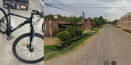 Barranqueras: despojan a un adolescente de su bicicleta a punta de pistola