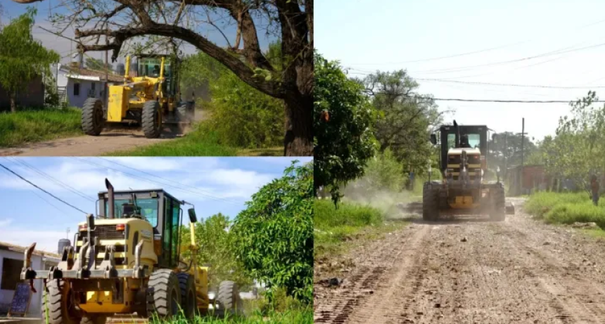 El municipio de Barranqueras complet&oacute; perfilado de calles en el barrio Los Milagros
